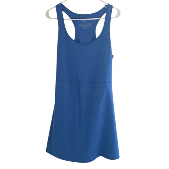 Blue Maternity Dress with Shorts size Large - Picture 1 of 5